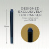 Чернильный картридж PARKER ДЛЯ ПЕРЬЕВОЙ РУЧКИ, ТЕМНО-СИНИЙ CW1950385